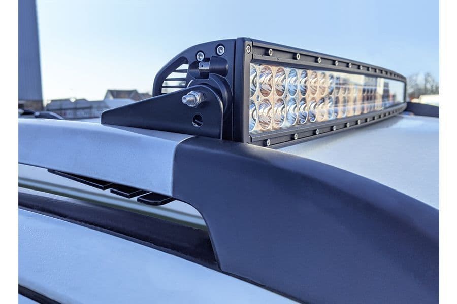 FORD RANGER WILD TRAK (2012 - 2019) LED LIGHT BAR ROOF RAIL MOUNTS