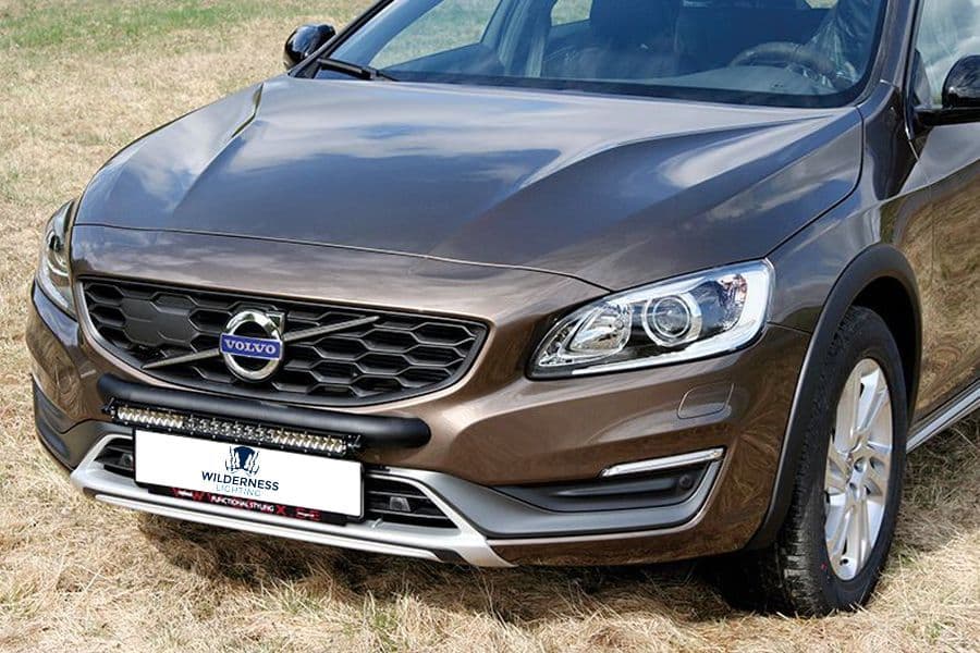 VOLVO S60/V60 CROSS COUNTRY (2015 - ) - WILDERNESS LIGHTING BUMPER MOUNT & LED LIGHT BAR
